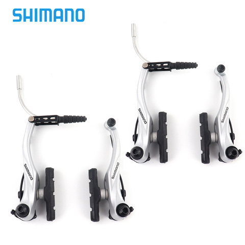 SHIMANO BR-T4000 Alivio Linear V Brake Bicycle Brake BR T4000 Upgraded BR-M422 Black / Silver Front / Rear / Set ► Photo 1/6