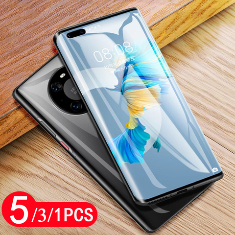 5/3/1Pcs 9H tempered glass for huawei mate 40 pro plus RS 30 30E 20 lite 20X phone screen protector protective film smartphone ► Photo 1/6