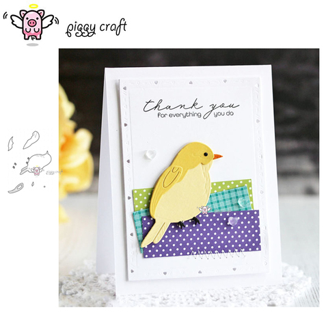 Piggy Craft metal cutting dies cut die mold Bird decoration Scrapbook paper craft knife mould blade punch stencils dies ► Photo 1/6