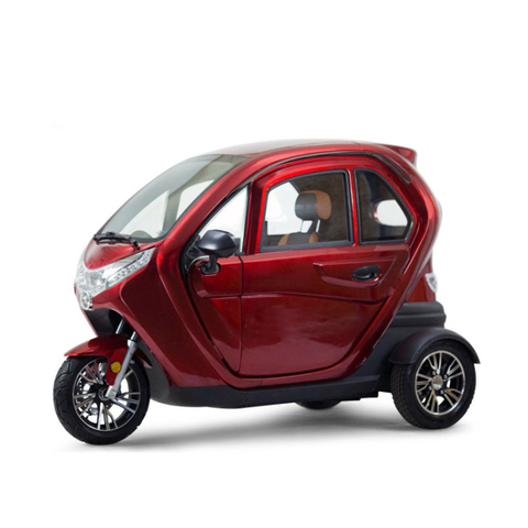 Electric Tricycles Mini Car Tricycle Cargo Scooter with Three Seats Small Car for Sale ► Photo 1/6