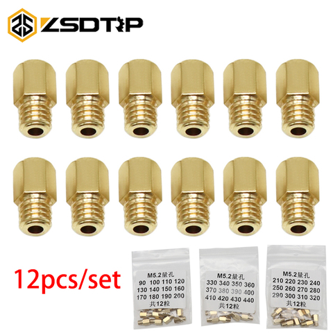 ZSDTRP 12pcs 10pcs M5 Main Jets For MIKUNI VM TM TMX Carburetor Motorcycle Scooter Injectors Nozzle Main Jet Set #90-440 ► Photo 1/6