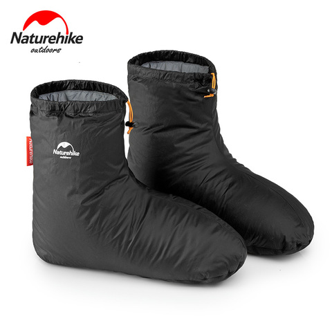 Naturehike 90% White Goose 700FP Down Shoe Covers Camping Indoor Unisex Winter Warm Feet Cover Waterproof Windproof ForKeep Warm ► Photo 1/6