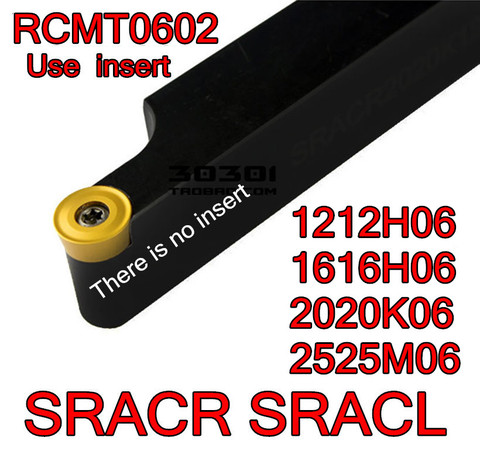 SRACR SRACL SRDCN 1212H06 1616H06 2022K06 2525M06 Use insert RCMT0602 CNC turning tool Free shipping ► Photo 1/4