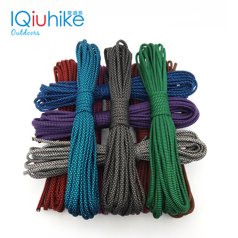 IQiuhike 208 Colors Paracord 550 Rope Type III 7 Stand 100FT 50FT Paracord Cord Rope Survival kit Wholesale ► Photo 1/6