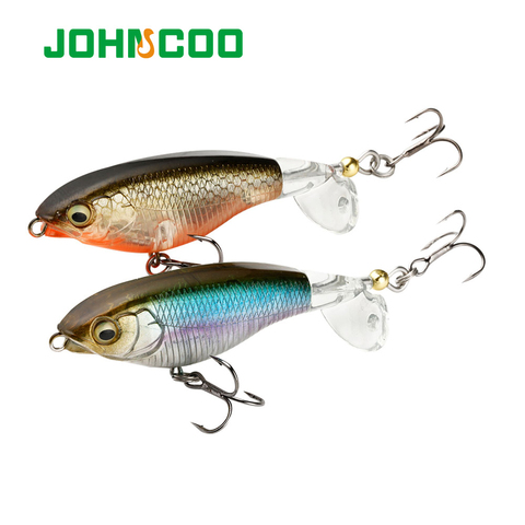 JOHNCOO 70mm 85mm Whopper Popper 5.8g 10.5g Topwater Fishing Lure  Artificial Bait Hard Plopper Soft Rotating Tail Fishing - Price history &  Review, AliExpress Seller - Fisherman fishing tackle company