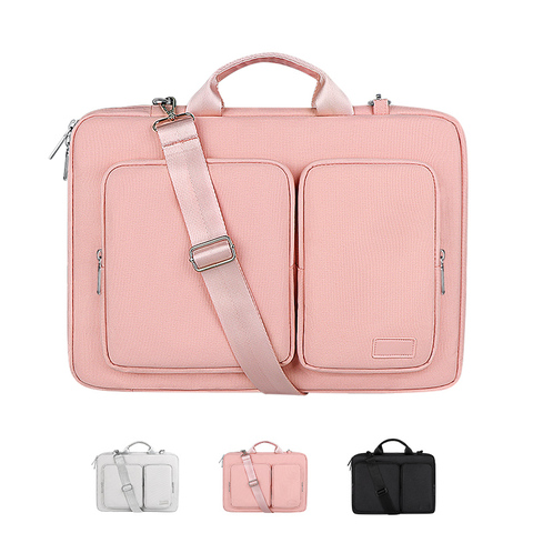 Waterproof Laptop Bag 13.3 14 15.6 inch Notebook Bag Sleeve Case For Macbook Air Pro 13 15 Cover Shoulder Handbag Briefcase Bag ► Photo 1/6