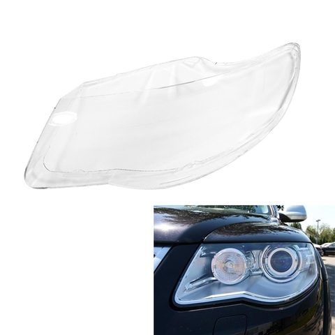 Car Clear Front Headlight Lens Shell Cover Replacement for Touareg 2007 2008 2009 2010 ► Photo 1/6