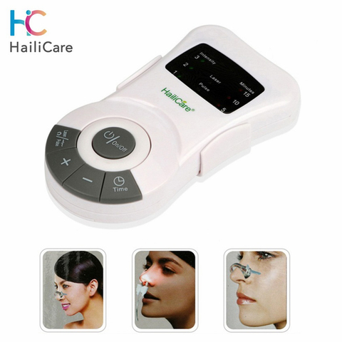 New Nose Care Rhinitis Therapy Allergy Reliever Low Frequency Laser Nasal Congestion Sinusitis Snoring Treatment Device Massager ► Photo 1/6