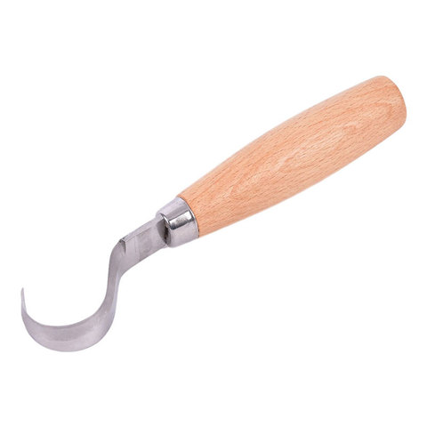 DIY Hook Knife Carving Tools Ergonomic Woodworking Spoon Durable Crooked Beginners Sculptural Stainless Steel Professional ► Photo 1/6