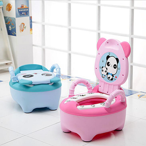 Baby Pot For Children Boys Potty Toilet Seat Baby Potty Training Girls Portable Toilets Bedpan Comfortable Backrest Cartoon Pots ► Photo 1/6