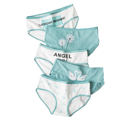 New 4pcs Teenage Flamingos Underpants Young Girl Briefs