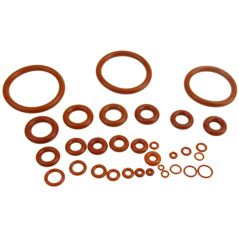 CS 3.5mm Silicon Rubber O Ring Sealing Gaskets Red ► Photo 1/2
