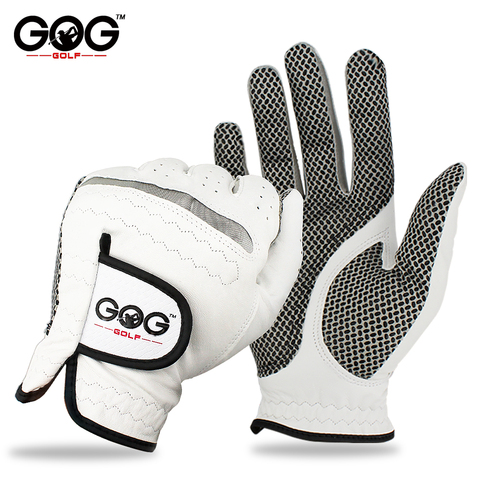 Pack 1 Pcs Golf Gloves Men's Left Right Hand Soft Breathable Pure Sheepskin With Anti-slip Granules Golf Gloves Golf Men ► Photo 1/6