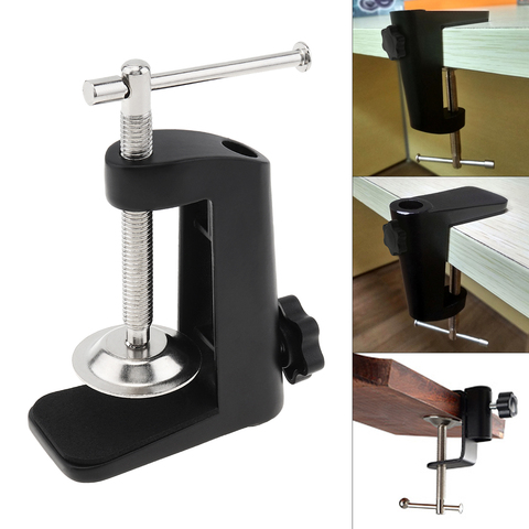 Aluminum Alloy Microphone Cantilever Bracket Clamp Holder with 12MM Hole Diameter and Non-slip Mat for Audio accessories ► Photo 1/6