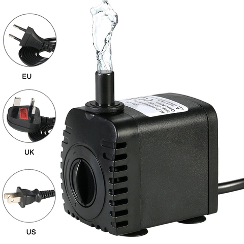 600L/H 8W Water Pump Submersible Pump For Aquarium Fountain Pond Pump Fish Tank Garden Pond Pumps Fountain Mini Pomp 110-240V 4W ► Photo 1/6