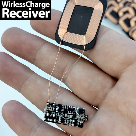VEEAII QI Wireless charger Receiver DIY For Samsung Galaxy Note S9 S8 9 8  Plus S7 wireless chargering receiver for Universal ► Photo 1/6