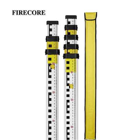 FIRECORE Aluminum Alloy 3M/5M High Precision Tower Ruler For Rotary Laser/Automatic Optical Level ► Photo 1/6