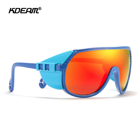 KDEAM One Piece Shape Polarized Sunglasses Men  Detachable Shield Sun Glasses Polaroid Sports Goggles KD190 ► Photo 1/6