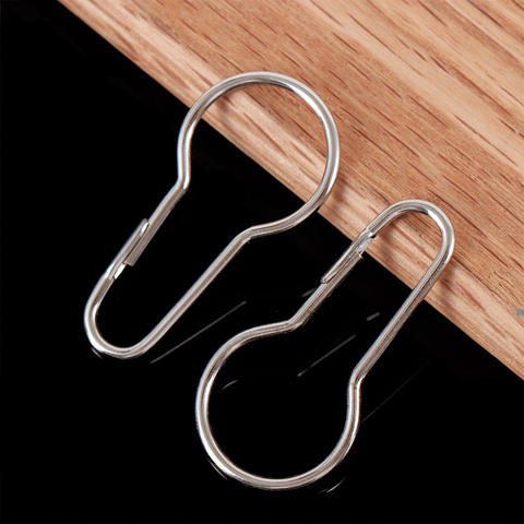 50 Pcs Shower Curtain Hooks Glide Roller Rustproof Stainless Steel Rings With Clips Polished Chrome for Bathroom Rods Curtains ► Photo 1/6