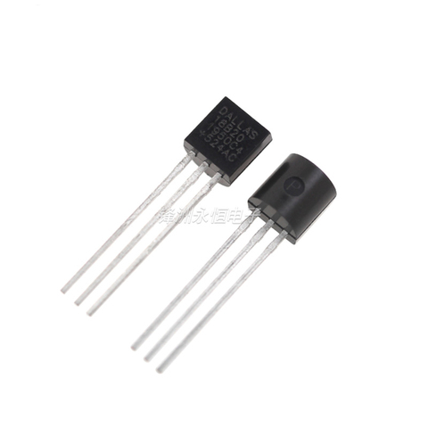 5-10PCS  DS18B20  Programmable Digital Thermometer  Sensor  TO92 ► Photo 1/1