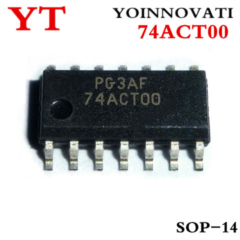 5PCS 74ACT00SCX 74ACT00 SOP-14 ► Photo 1/2