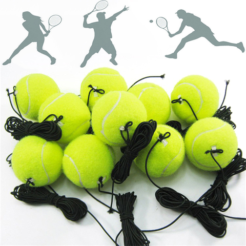 Professional Tennis Training Ball With 4m Elastic Rope Rebound Practice Ball With String Portable Tennis Train Balls ► Photo 1/6