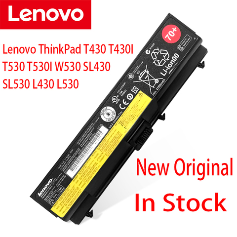 Lenovo ThinkPad T430 T430I T530 T530I W530 SL430 SL530 L430 L530 45N1104 45N1105 45N1013 NEW Original Laptop Battery ► Photo 1/6