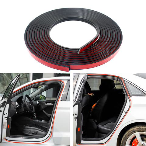 Car Rubber Seal Strip Noise Insulation Door Sealing For Ford Focus 2 1 Fiesta Mondeo 4 3 Transit Fusion Ranger Mustang KA S-max ► Photo 1/6