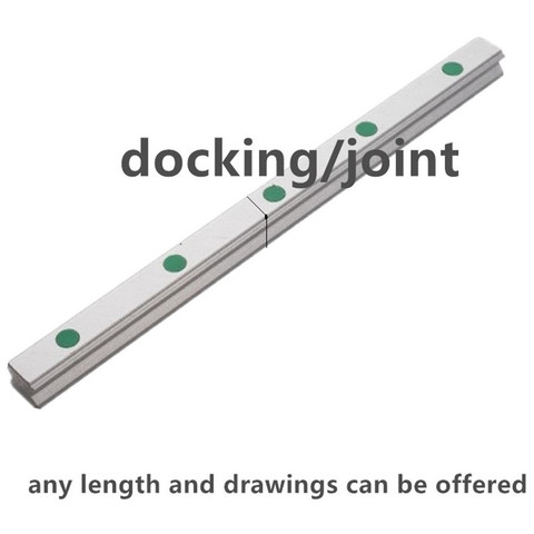 1pcs  20mm square linear rail guides HGR20 long 3000mm 3200mm 3500mm 4000mm (docking/joint  for CNC Part 3D printer ► Photo 1/6