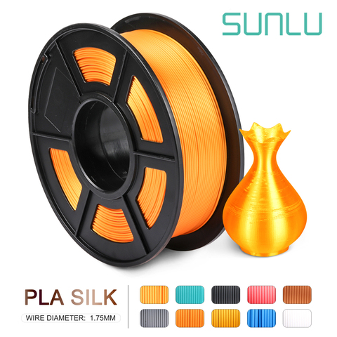 3D Printer Filament PLA SILK Filament Brass SILK 1kg 2.2 lbs 1.75mm per roll DIY for 3D printing Refills ► Photo 1/6