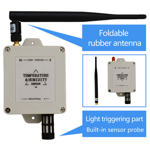 Temperature Humidity Wireless Sensor LoRa Temperature Transmitter Wireless Humidity Logger 433mhz/470mhz/868mhz/915mhz ► Photo 1/6