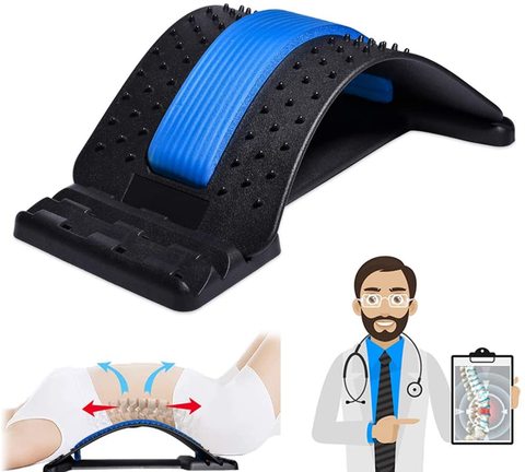 Back Massager Stretcher Equipment Massage Tools Massageador Magic Stretch Fitness Lumbar Support Relaxation Spine Pain Relief ► Photo 1/6