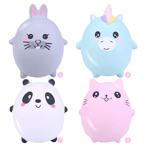 Cute jumbo Squishy Rabbit Panda Cow Cat Animal Squishies Slow Rising Antistress Toy Squeeze Squishy Stress Relief Toy For Kids ► Photo 1/6