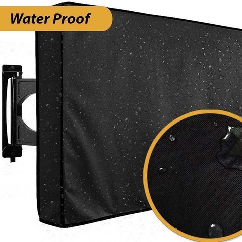 Outdoor Waterproof TV Cover for 22 55 inch LCD TV Dust-proof Microfiber Cloth Protect LED Screen Weatherproof Universal TV Cover ► Photo 1/6