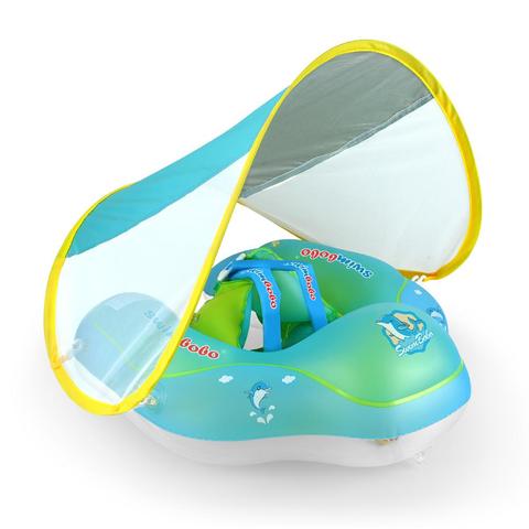New Upgrades Baby Swimming Float Inflatable Infant Floating Kids Swim Pool Accessories Circle Bathing Summer Toys Toddler Rings ► Photo 1/6