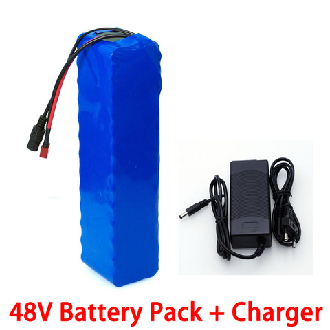 LiitoKala 48V 15ah 20ah 26ah Electric bike battery 48V 500W 750W scooter Lithium ion battery  with 20A BMS + 54.6V 2A Charger ► Photo 1/5