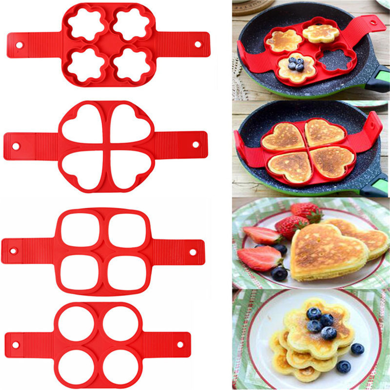 Non Stick Pancake Pan Flip Breakfast Maker Egg Omelette Kitchen Mould Mold Tool