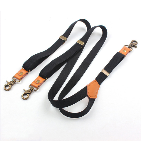 2.0cm Width Black Y Back Suspensorio Classic 3 Hook Clip High Elastic Business Men Gift Suspenders Suit Pants Shoulder Strap ► Photo 1/6