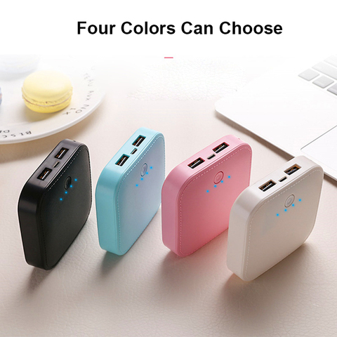 10000mAh Mini Power Bank External Battery Double USB OUTPUT Powerbank For Huawei iPhone Android Samsung Mobile Phone Poverbank ► Photo 1/6