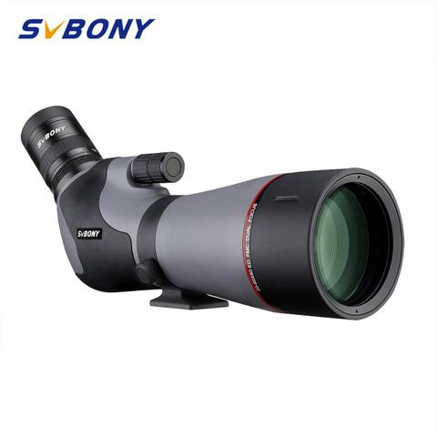 SVBONY Spotting Scope 20-60x80 Extra Low Dispersion ED Dual Focus Telescope FMC+ Silver Waterproof Professional Birding SV46P ► Photo 1/6