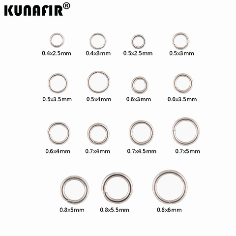 0.4mm-0.8mm Steel wire stainless steel jump rings 200pcs -1000pcs DIY accessories necklace chains parts ► Photo 1/6
