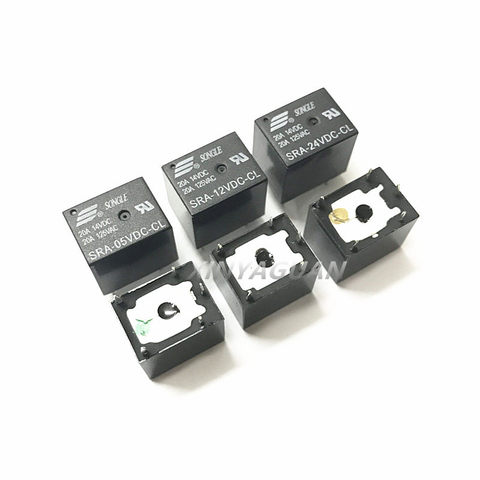 5Pcs SONGLE 5V 12V 24V 20A 14VDC T74 Power Relay SRA-05VDC-CL SRA-12VDC-CL SRA-24VDC-CL 5Pin Conversion type Automobile relay ► Photo 1/6