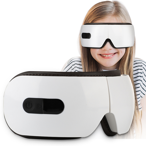 Smart Electric Eye Massager Hot Compress Massage Glasses Vibration Eyes Massage Care Device For Tired Eyes Eye Anti Wrinkles ► Photo 1/1