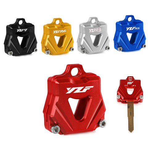 Motorcycle Accessories CNC Key Cover Cap Creative Products Keys Case Shell For Yamaha YZFR25 YZFR6 YZFR3 YZFR1 YZF R25 R6 R3 R1 ► Photo 1/6