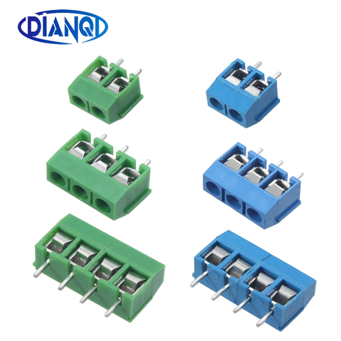 5mm Pitch 5/10 Pcs/lot KF301-5.0-2P KF301-3P KF301-4P Pitch 5.0mm Straight Pin 2P 3P 4P Screw PCB Terminal Block Connector ► Photo 1/5