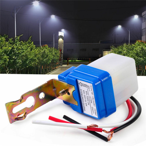 AC 220V/110V DC12V/24V Auto Street Light Switch Night On Day Off Photocontrol Sensor Switches Automatic Sensor Switch for ISN-K ► Photo 1/5