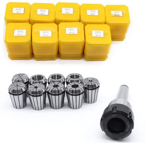 MT2 MT3 MT4 Morse tapper holder ER16/ER20/ER25/ER32 +9PCS Spring collet For CNC Milling Lathe tool high quality cone morse ► Photo 1/5