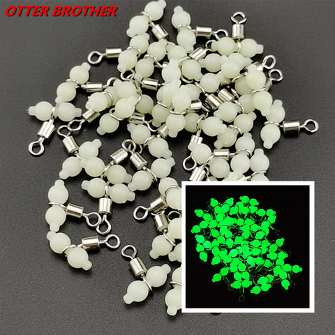 20PCS/Lot Luminous Cross Line Rolling 3 Way Fishing Connector Swivel Sea Fishing Hook Tackle Accessories High Quality Pesca ► Photo 1/6
