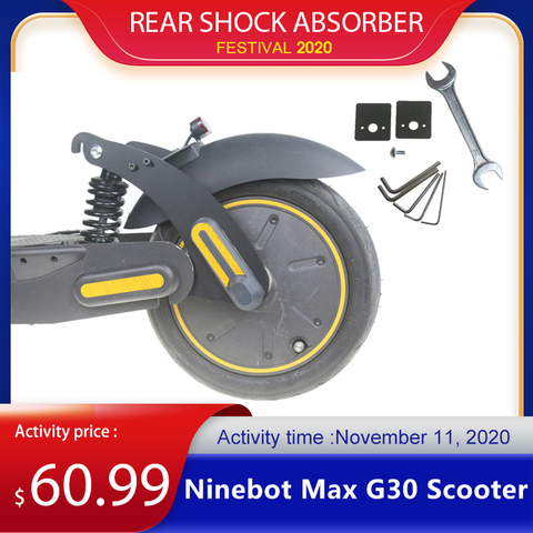 Electric Scooter Rear Suspension Fork Shock Absorber For Xiaomi M365  Pro/Ninebot Max G30 Scooter Shock Absorption Accessoires