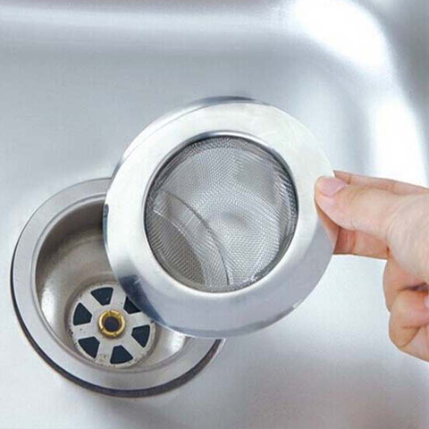 Stainless Steel Bathtub Hair Catcher Stopper Shower Drain Hole Filter Trap Kitchen Metal Sink Strainer ► Photo 1/6